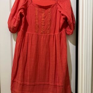 Roolee Strawberry Fields Dress Size L
